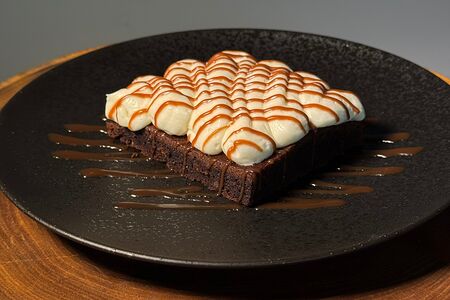 Пивной кекс с карамелью