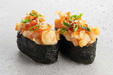 Запеченные суши с креветкой (2 шт)
