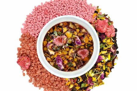 Малина с мятой