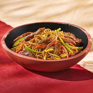 Гречневая лапша с говядиной