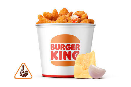 Кинг Букет "Креветки XXl" Пармезан и Чеснок