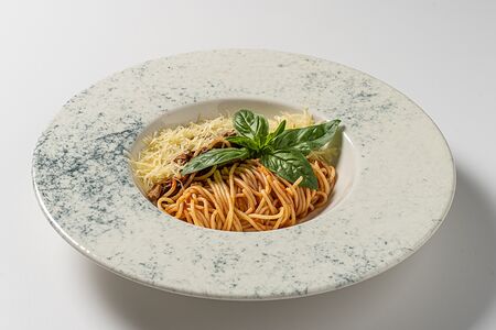 Паста с томленым ягненком 