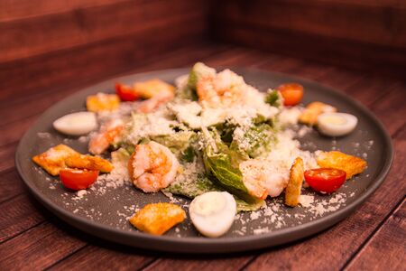 Цезарь с креветками