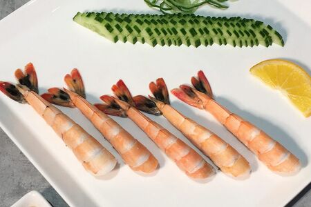 Сашими из креветок