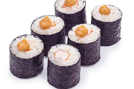 Ролл острый с тигровой креветкой