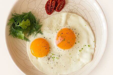 Яичница глазунья