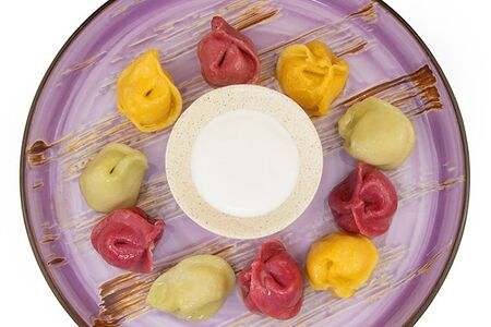 Пельмешки без спешки со сметаной