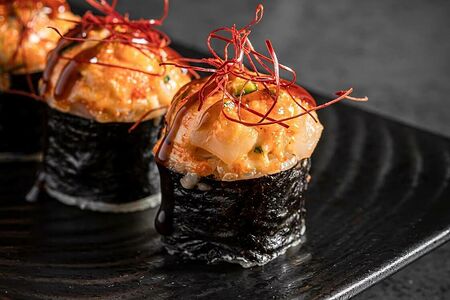 Ролл Запеченный с гребешком