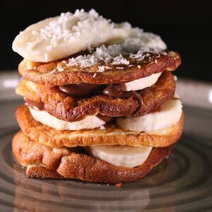 Панкейки с нутеллой