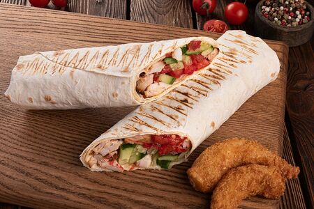 Шаверма с креветкой