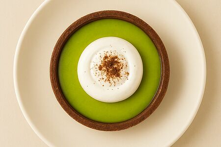 Тарталетка лайм-базилик