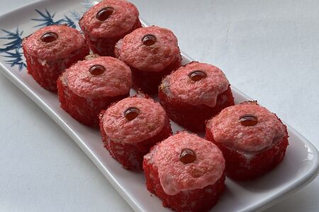 Запеченная Калифорния с лососем