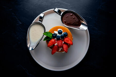 Панкейки с нутеллой