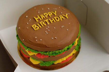 Бенто-торт Гамбургер