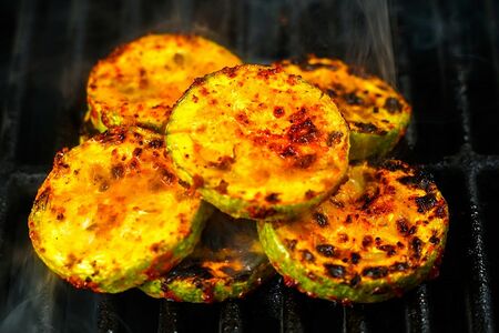 Кабачок на углях