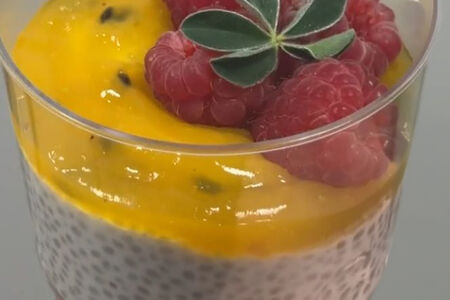 Пудинг Чиа Маракуйя