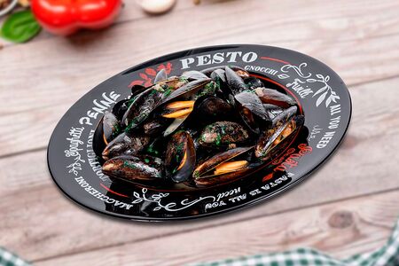 Мидии в соусе