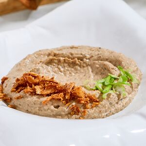 Риет из подкопченой кильки с бородинскими тостами