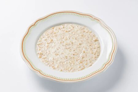 Каша овсяная на миндальном молоке