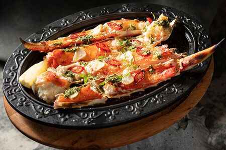 Клешни краба из печи