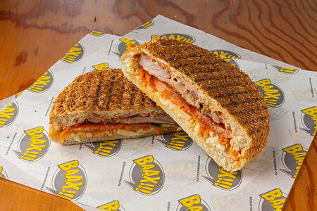 Московский гамбургер в булочке