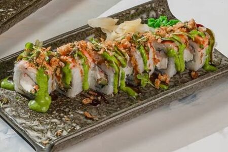 Криспи-ролл с креветкой и соусом майофиш