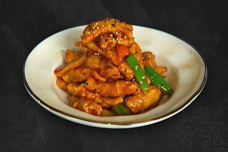 № 400 Филе минтая в кисло-сладком соусе