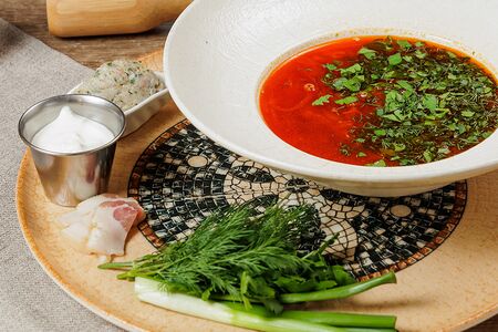 Борщ с говядиной