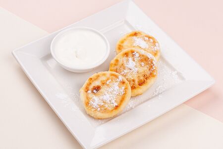 Сырники со сгущенкой 