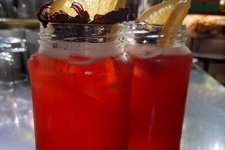 Морс из смородины и клюквы