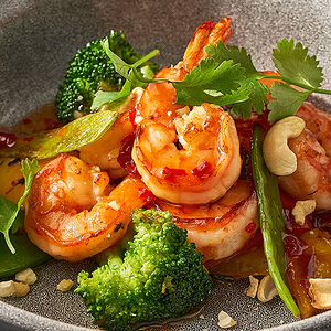 Креветки в азиатском стиле