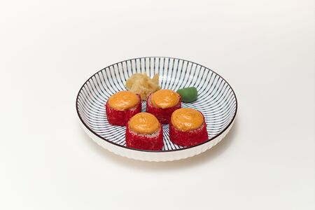 Запеченный с креветкой