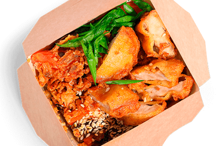 Хот боул с курицей