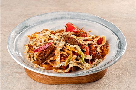 Ковурма-лагман с говядиной