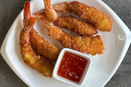 Креветки в кляре