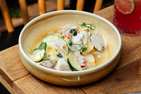 Паста с индейкой