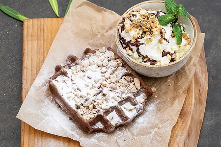 Вафля Как сникерс