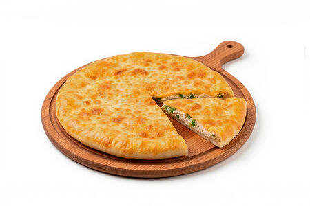 Чуду тонкое с творогом и зеленым луком