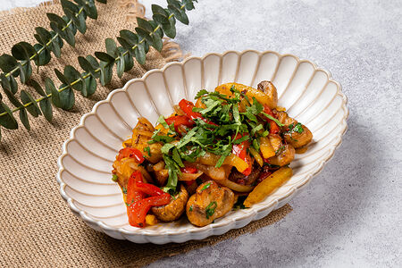 Картофель с грибами