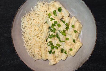 Токпокки сливочно-сырные