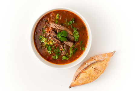 Суп Харчо с говяжьей грудинкой