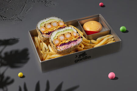 Gorilla бургер с креветками