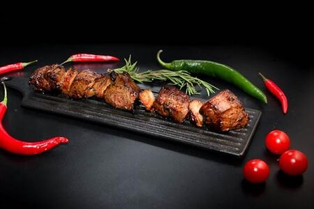 Говяжья печень с курдюком