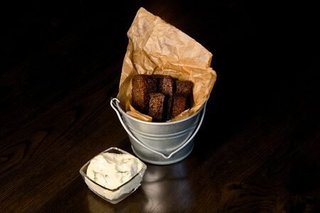 Гренки бородинские 