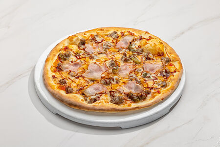 Пицца мясная с беконом