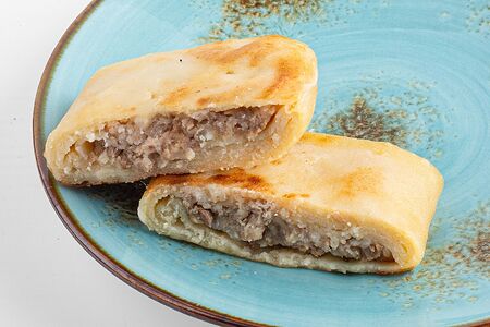 Блин с мясом и рисом