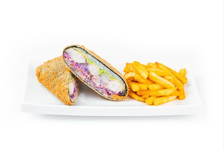 MARLIN бургер с креветками