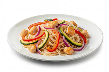 Фунчоза с курицей