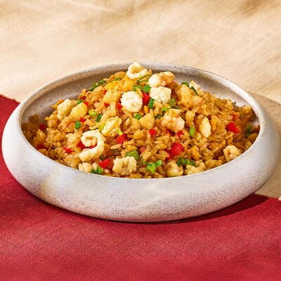 Тяхан с морепродуктами