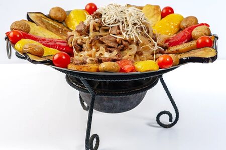 Садж-кебаб из говядина